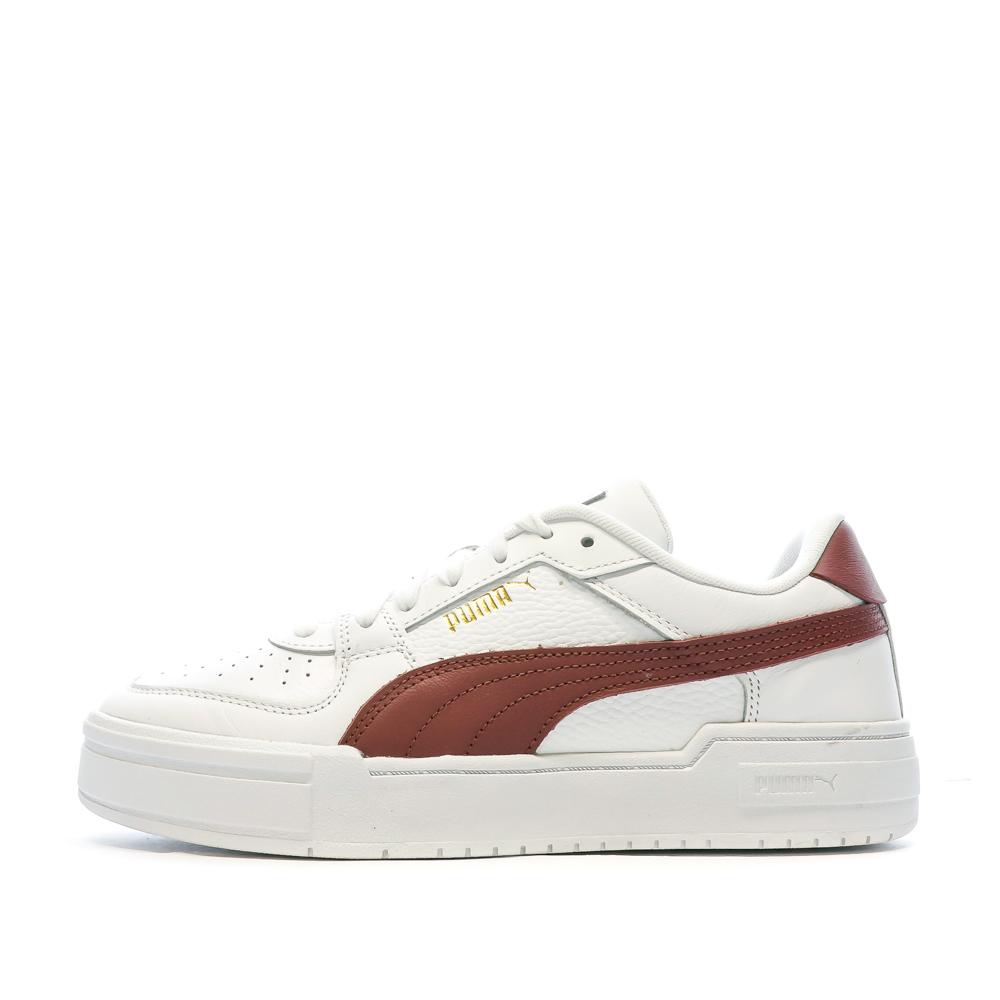 Puma Baskets Blanches/Bordeaux Homme Puma Pro Classic