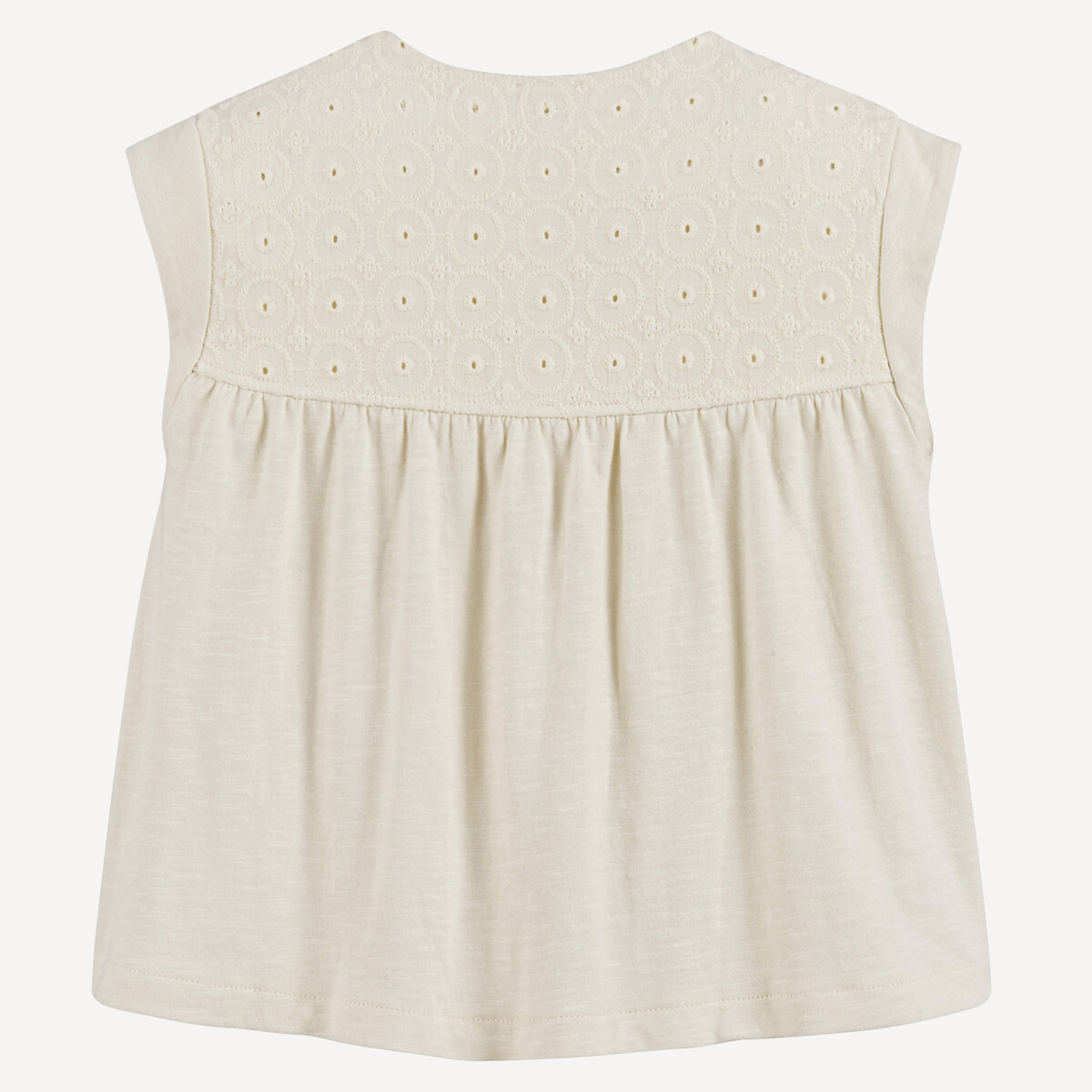 COLEÇÃO LA REDOUTE<br>Blusa sem mangas bordada