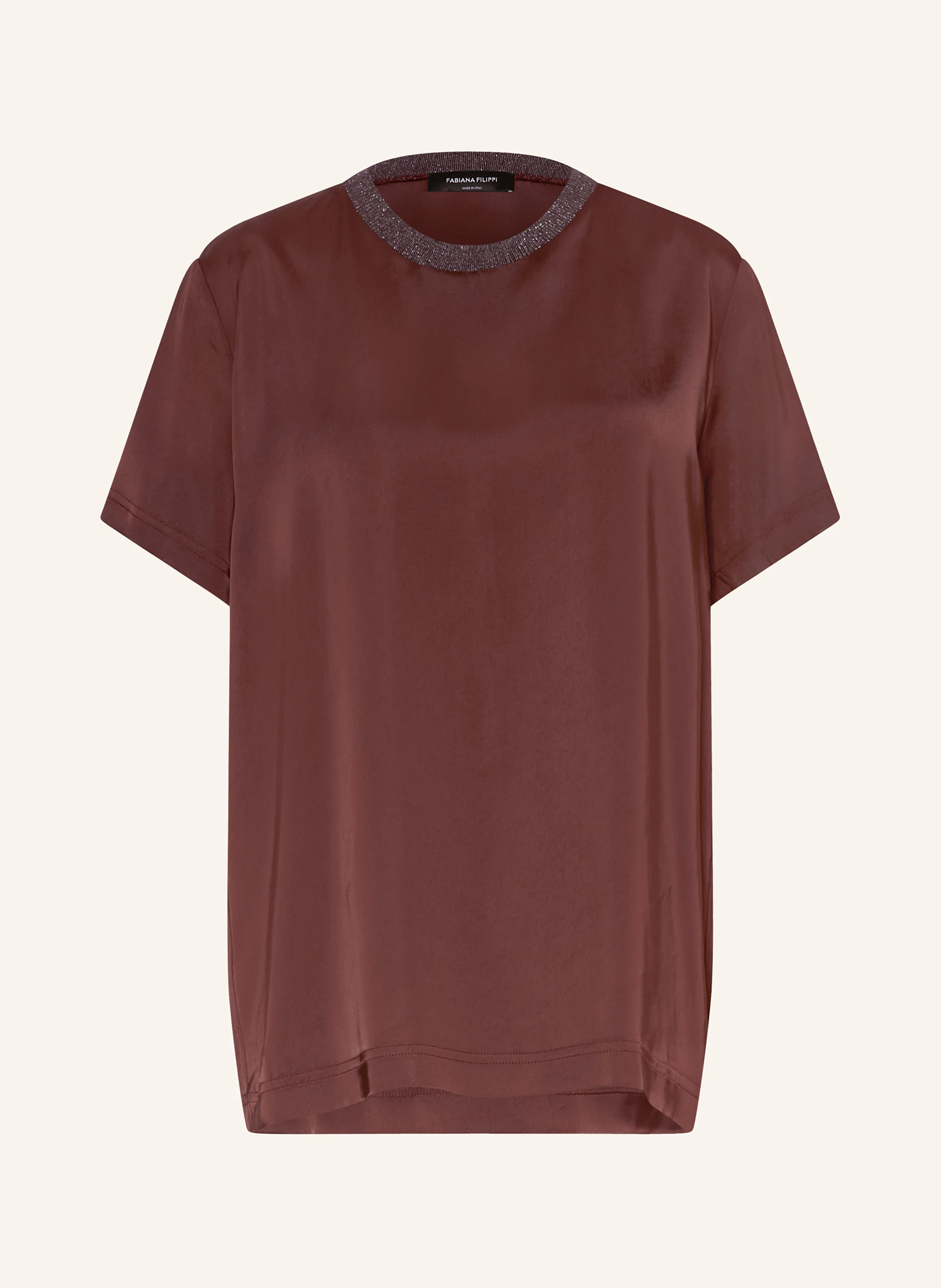 FABIANA FILIPPI Blusenshirt aus Satin