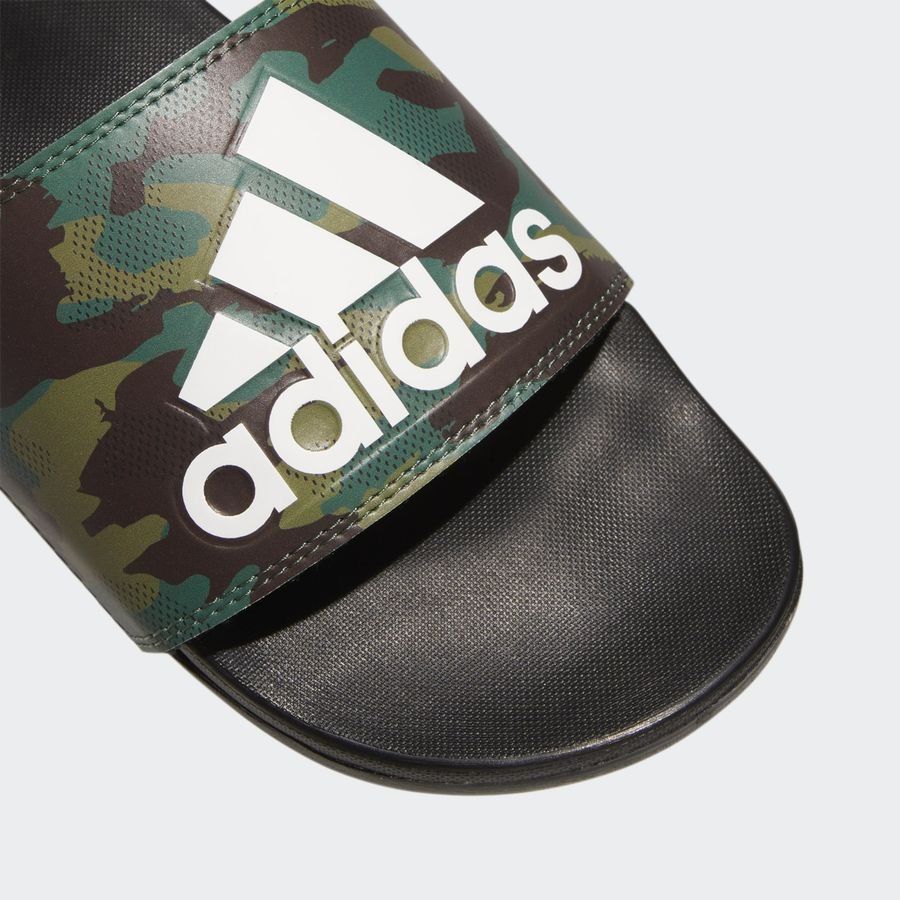 adidas Originals Claquettes adilette Comfort - Noir/Vert