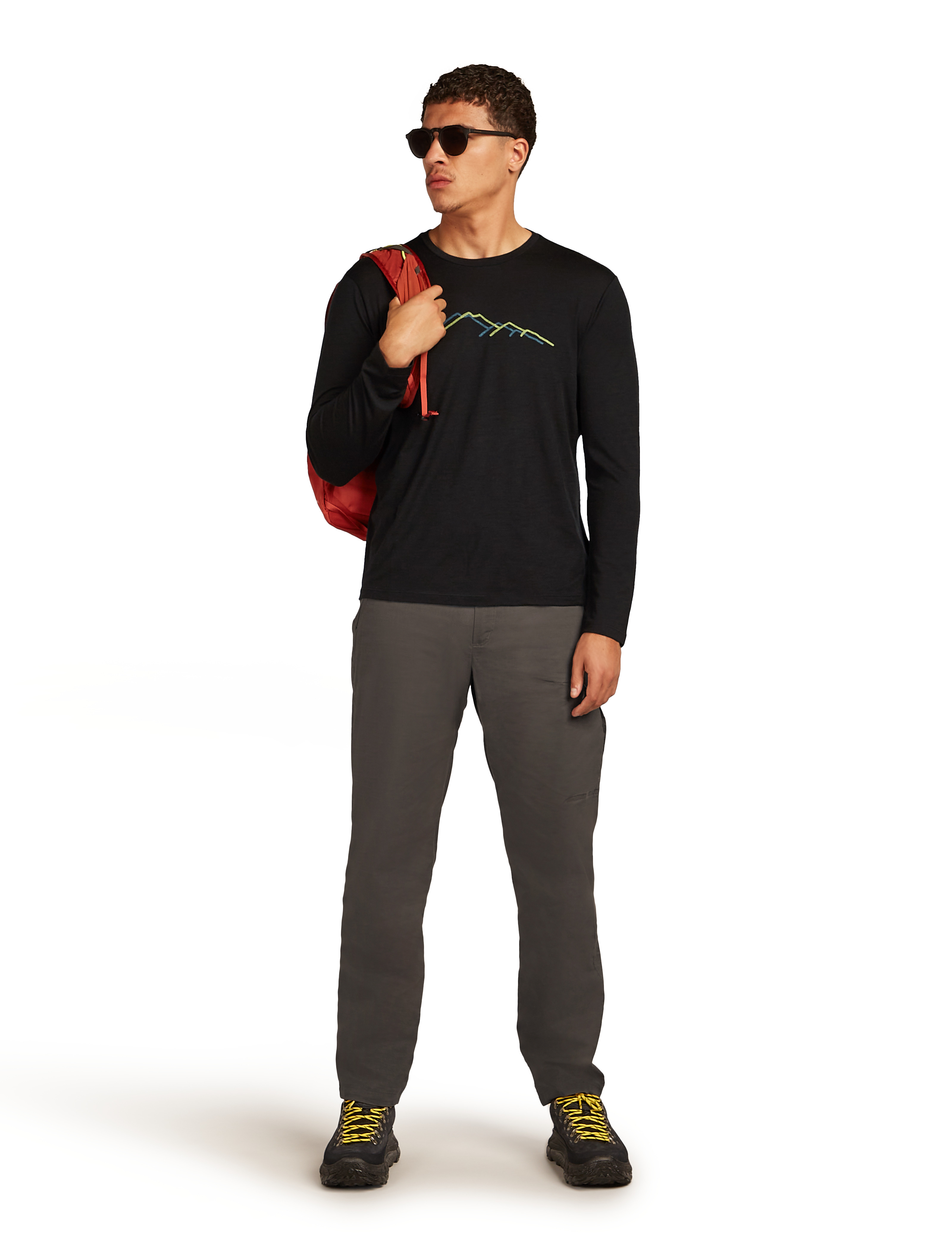 M Merino 150 Tech Lite LS Tee Rainer Ridge