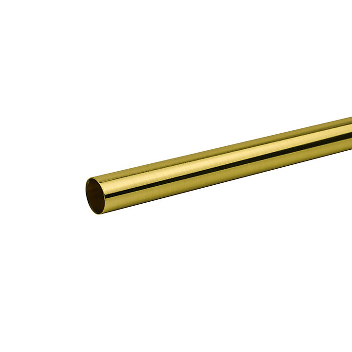 Barre simple GoodHome 19 mm Elasa, 200 cm or