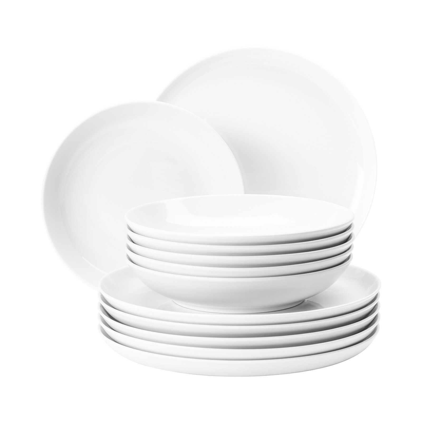 Seltmann Weiden Tafelservice Lido Weiß 12er Set