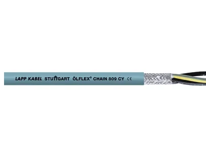 Lapp ÖLFLEX CHAIN 809 CY, 100 m, Blå, PVC, 36 kg/km, 45 kg/km, 4000 V