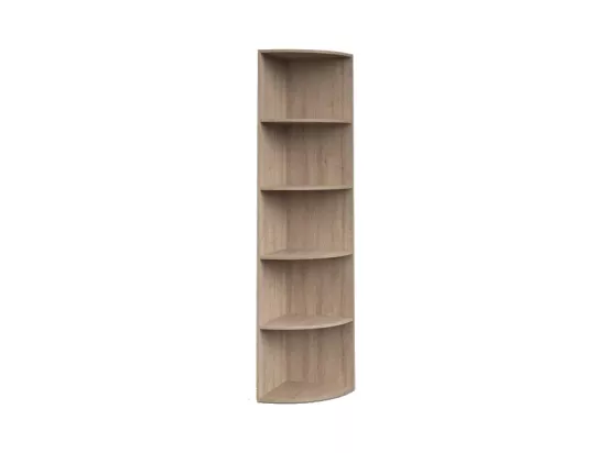 Étagère D'angle Aspect Chêne Sonoma 180 X 40 X 40 Cm