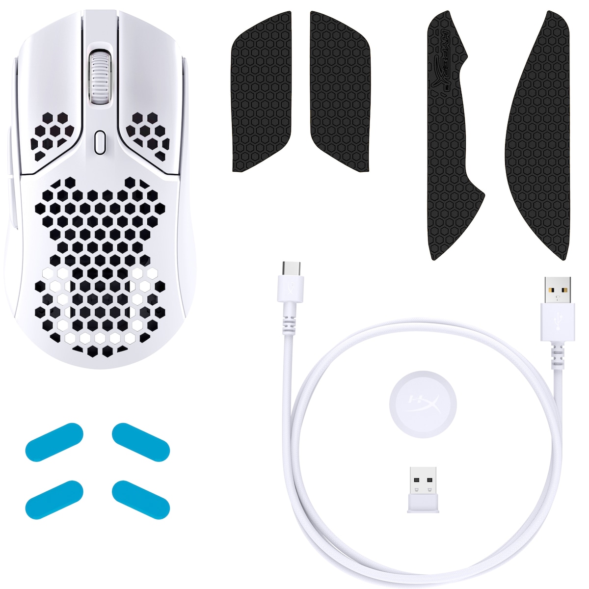 HyperX Pulsefire Haste Wireless gamingmus (hvit)