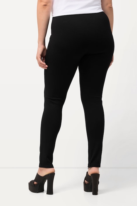 Hose Sarah, schmales Bein, Saum-Zipper, Elastikbund