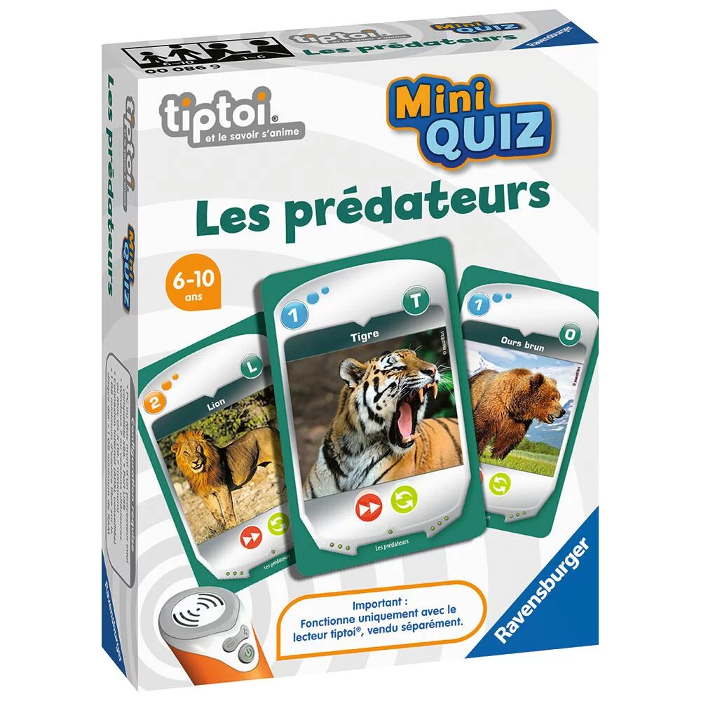 TIPTOI® - MINI QUIZ - LES PRÉDATEURS