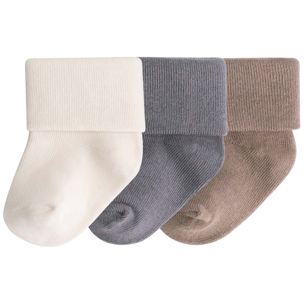 Sweet Peiti Mini newborn sokken 3 paar   wit