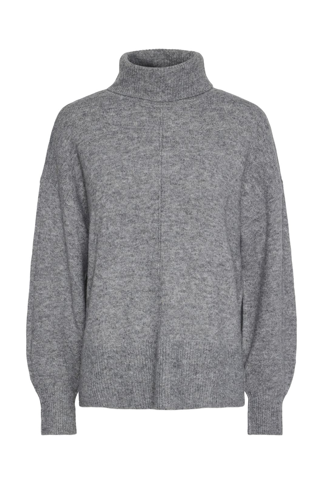 Pieces Pcmalou Ls Rollneck Knit 4550248 medium grey melange melange