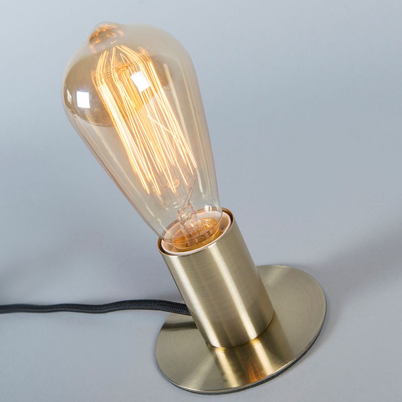 Art Deco tafellamp goud - Facil
