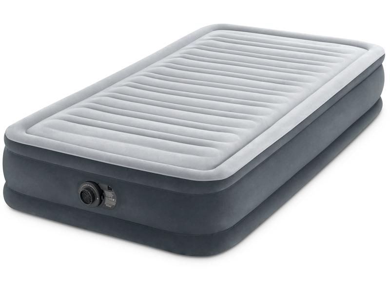 Intex Luftbett Dura Beam Deluxe Twin 99 x 191 x 33 cm Luftbett mit integrierter Pumpe