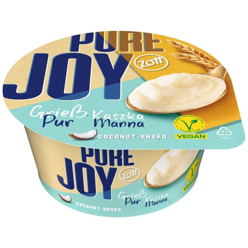 Zott Pure Joy Grieß pur VEGAN