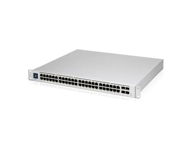 Ubiquiti UniFi Switch USW-PRO-48-POE - Switch - Administreret - 48 x 10/100/1000 (40 PoE , 8 PoE  )   4 x 10Gb Ethernet SFP  - monterbar på stativ - PoE   (600 W) - AC 120/230 V / DC 11,5/52 V