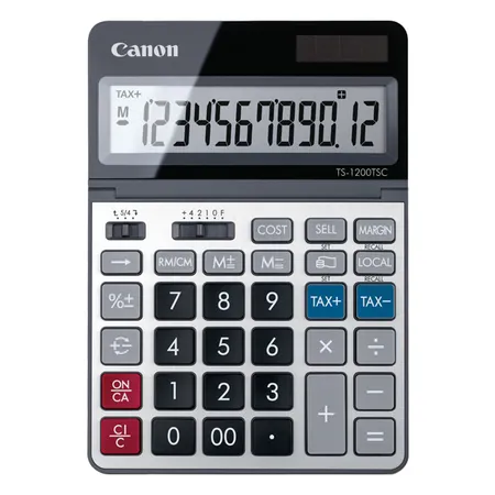 Canon Taschenrechner mit Solarpanel