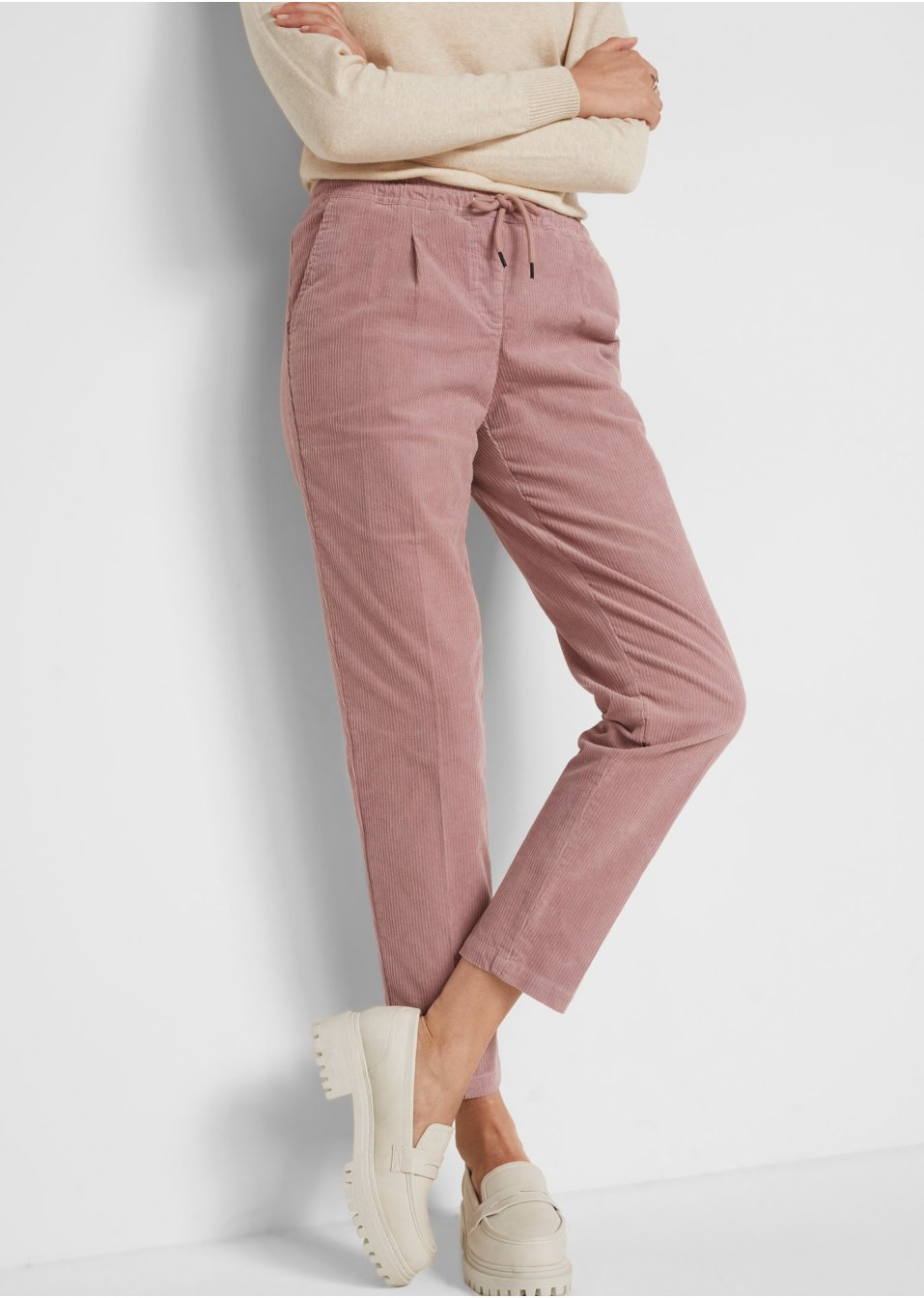 Jogg-pant en velours côtelé