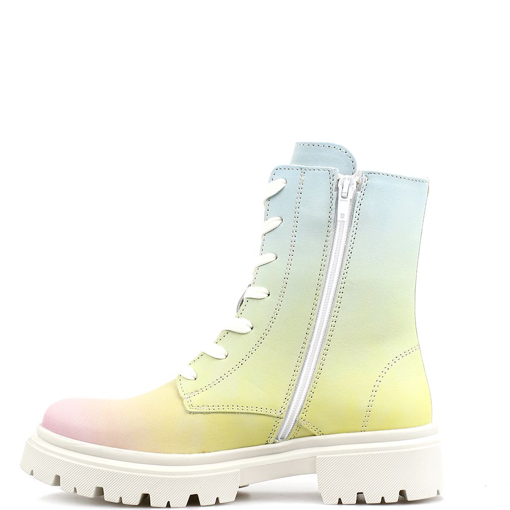 La Pintura Granada Chunky Boots Rainbow