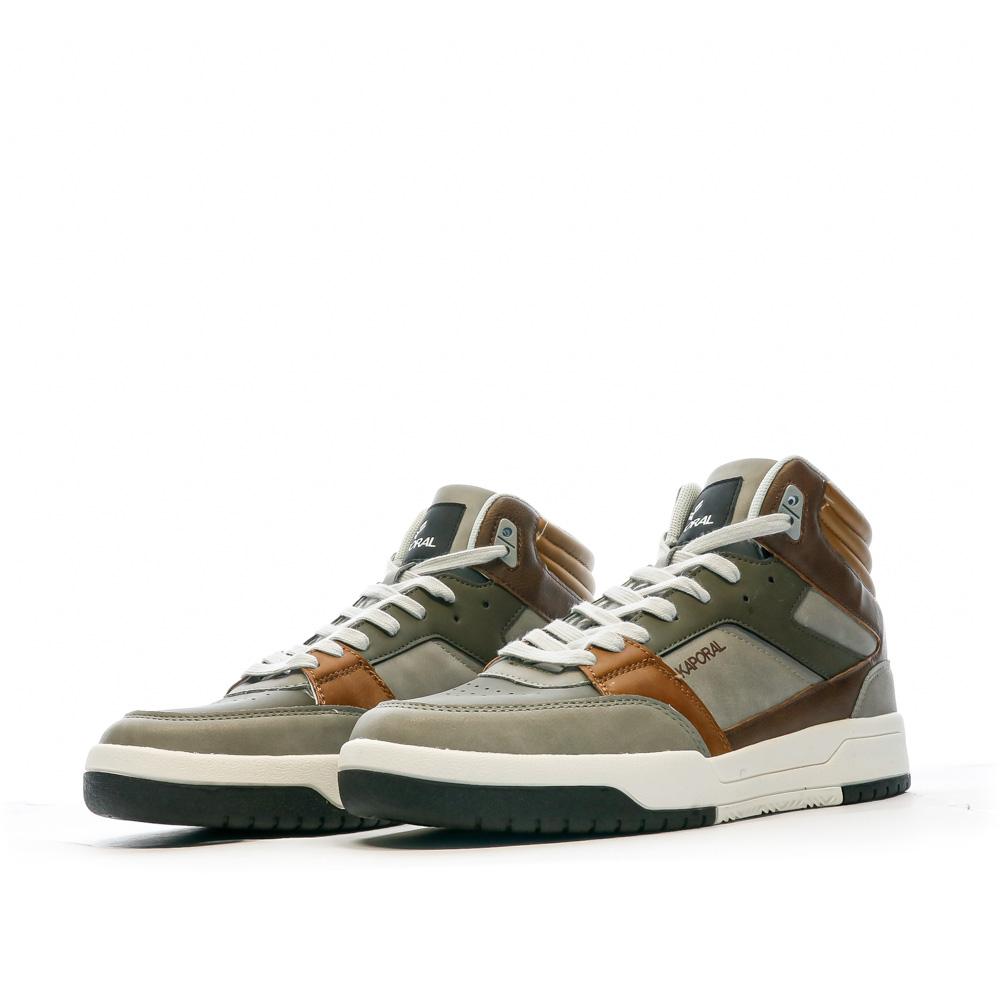 Kaporal Baskets Gris/Marron Homme Kaporal Badhigh