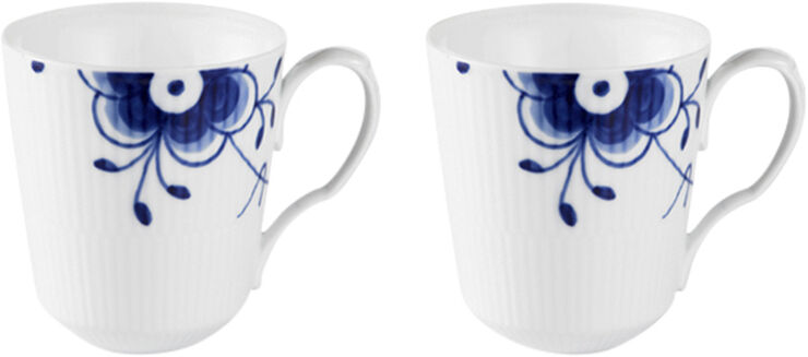 Royal Copenhagen Blue Mega Cup 38cl 2PK Hvid, blå