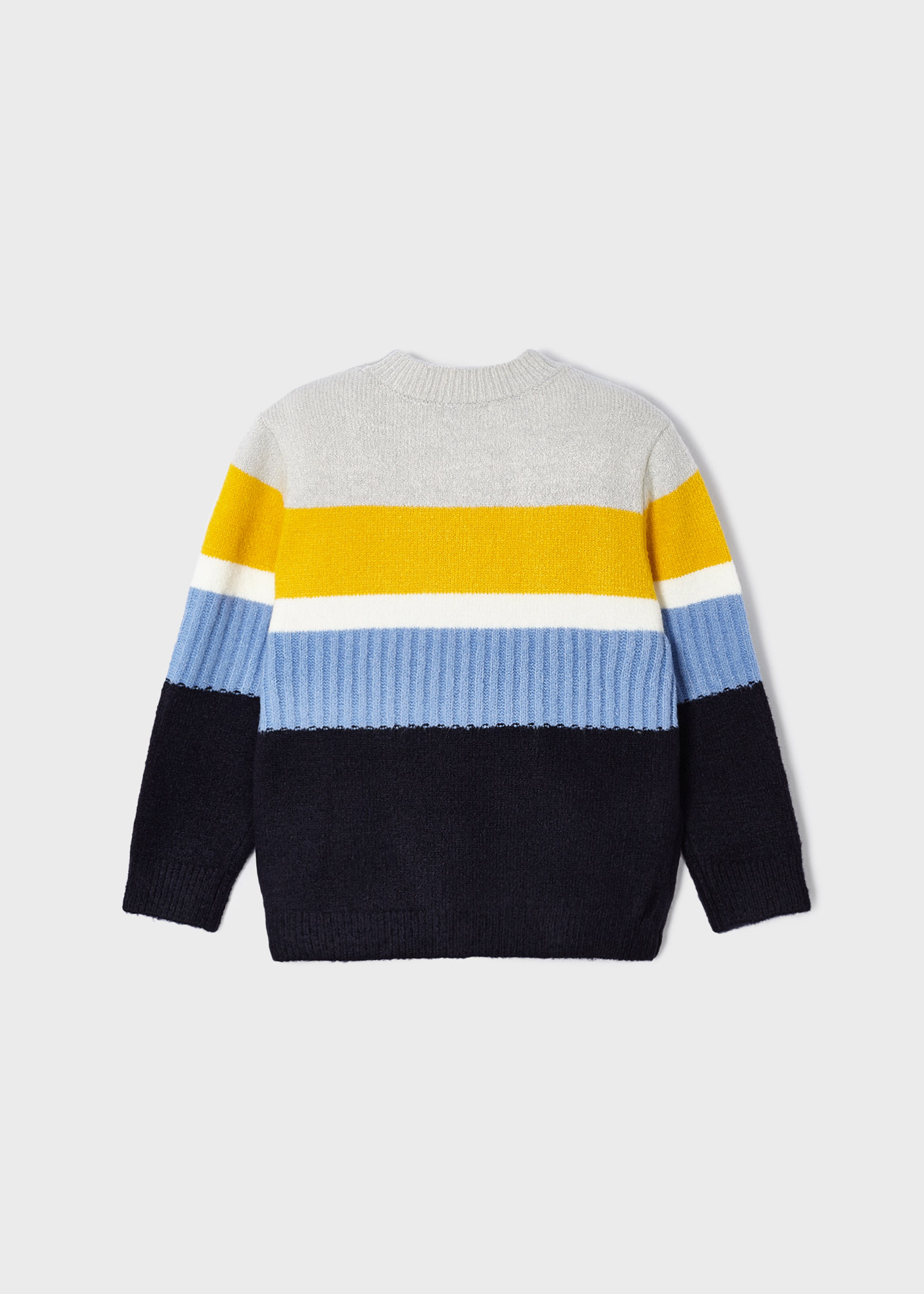 Camisa infantil com blocos de cores