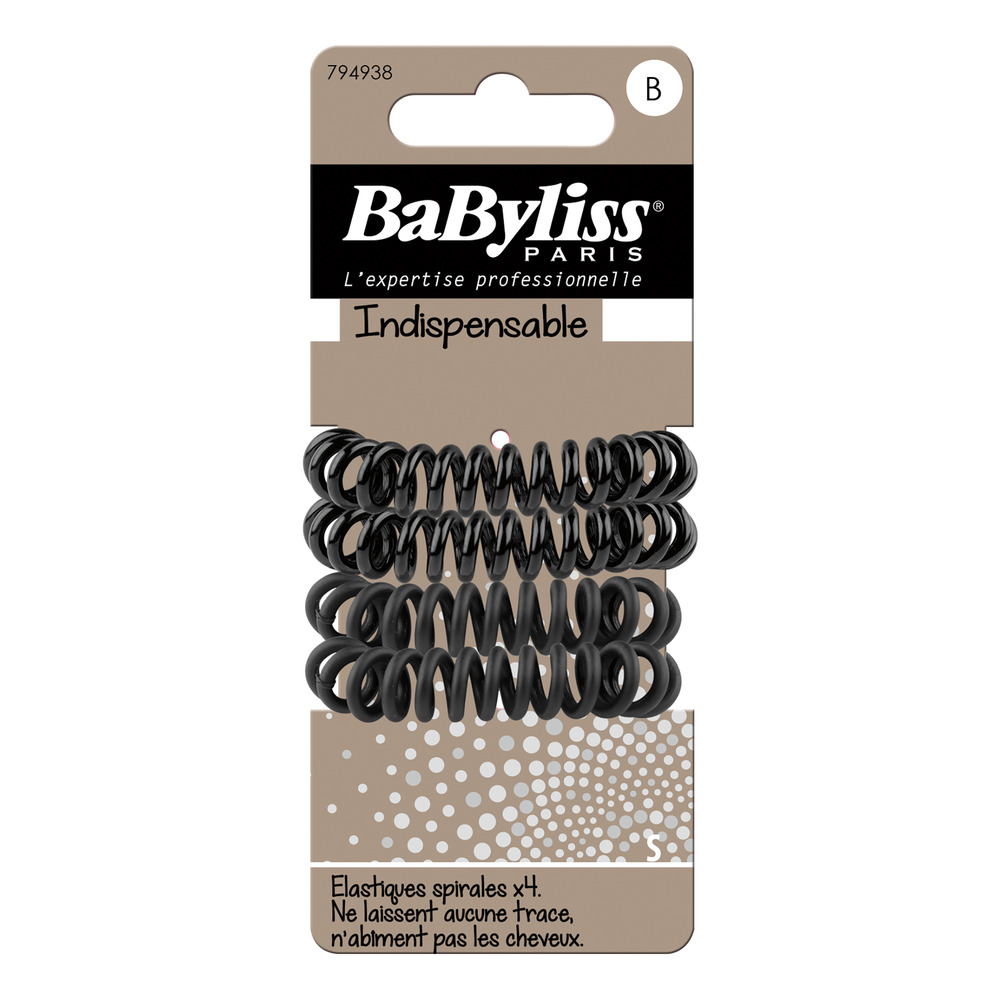 Babyliss Spiral Elastikker - 4 stk.