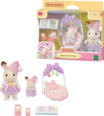 Sylvanian Families Figursett Kaniner Sovesett