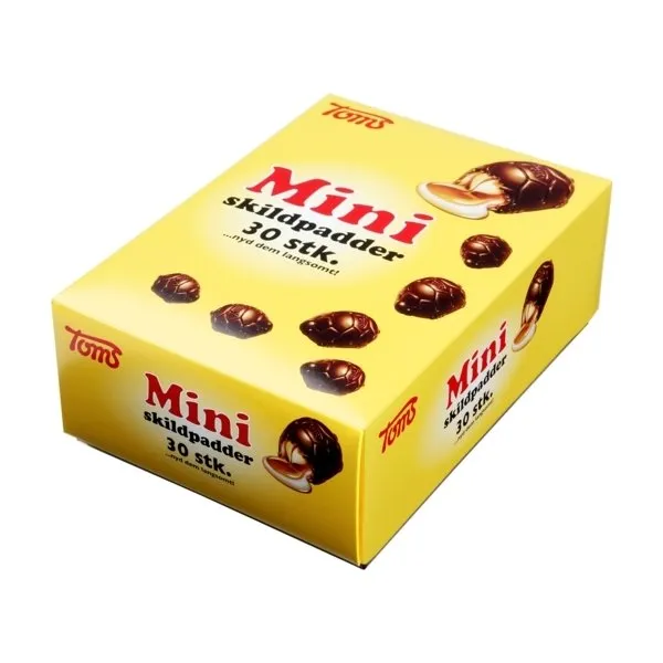 Toms Mini Skildpadder - æske med 30 stk.