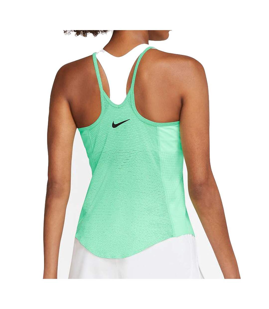 Débardeur Vert Femme Nike Run Dvn