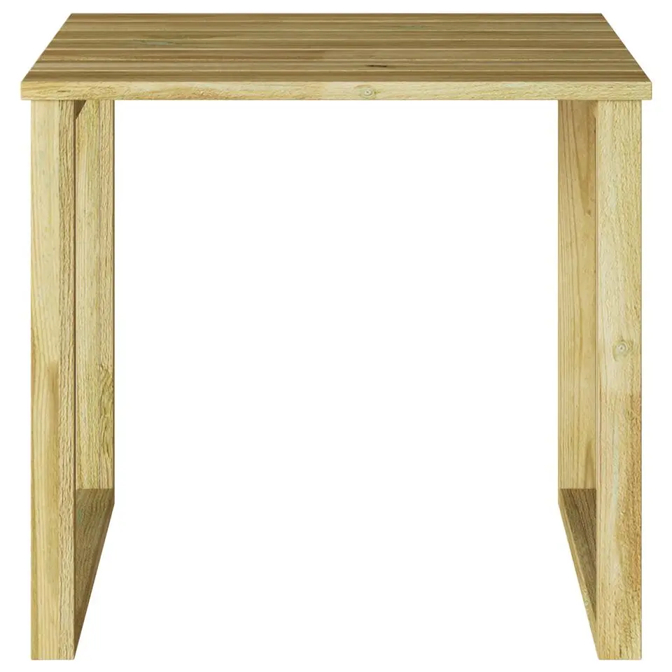 vidaXL - Buiten Tafel - Bruin - Geïmpregneerd grenenhout - 50,5 x 50,5 x 46 cm