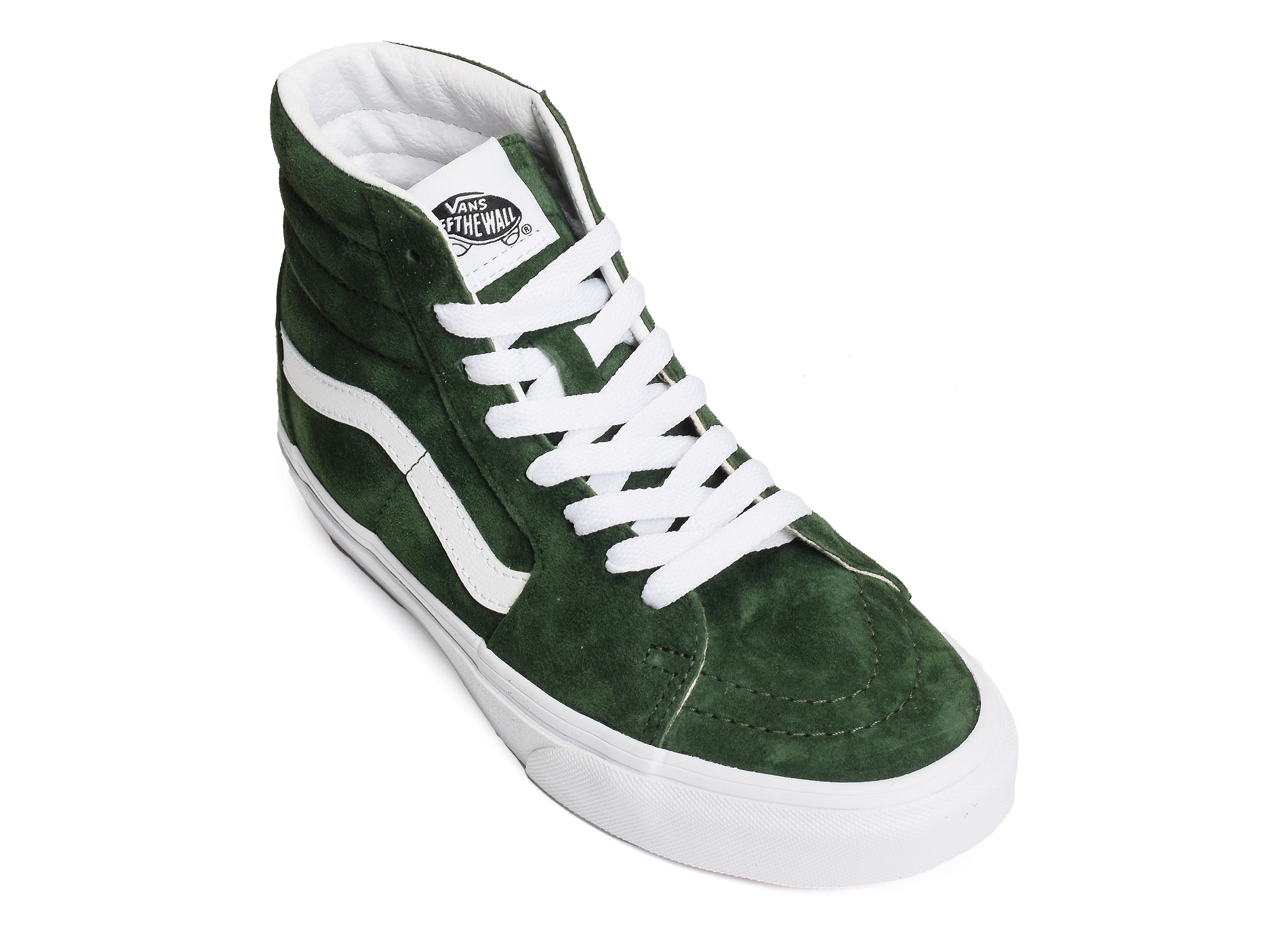Ua sk8 hi vert blanc