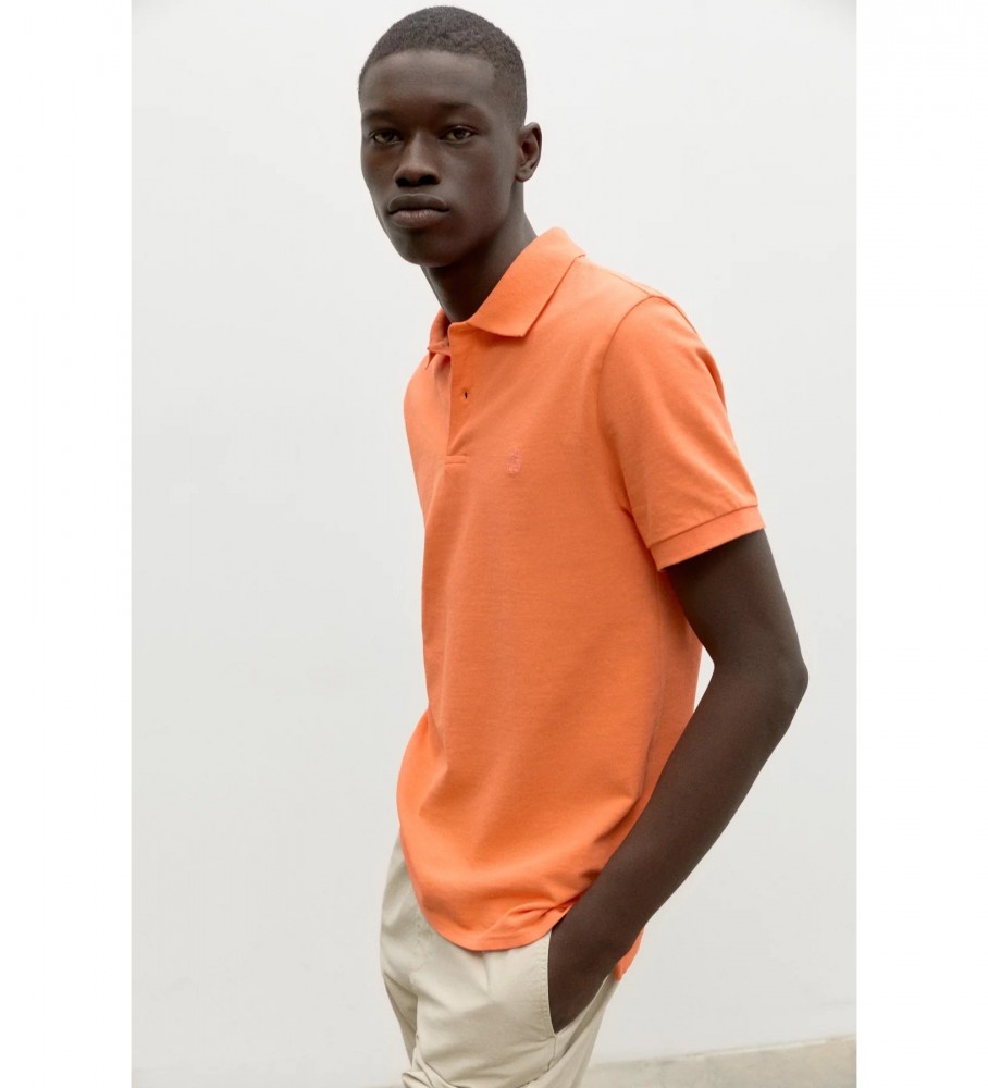 Polo ECOALF Tedalf Slim laranja