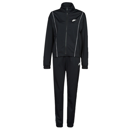 Nike - W NSW ESSNTL PQE TRK SUIT - Noir / Blanc