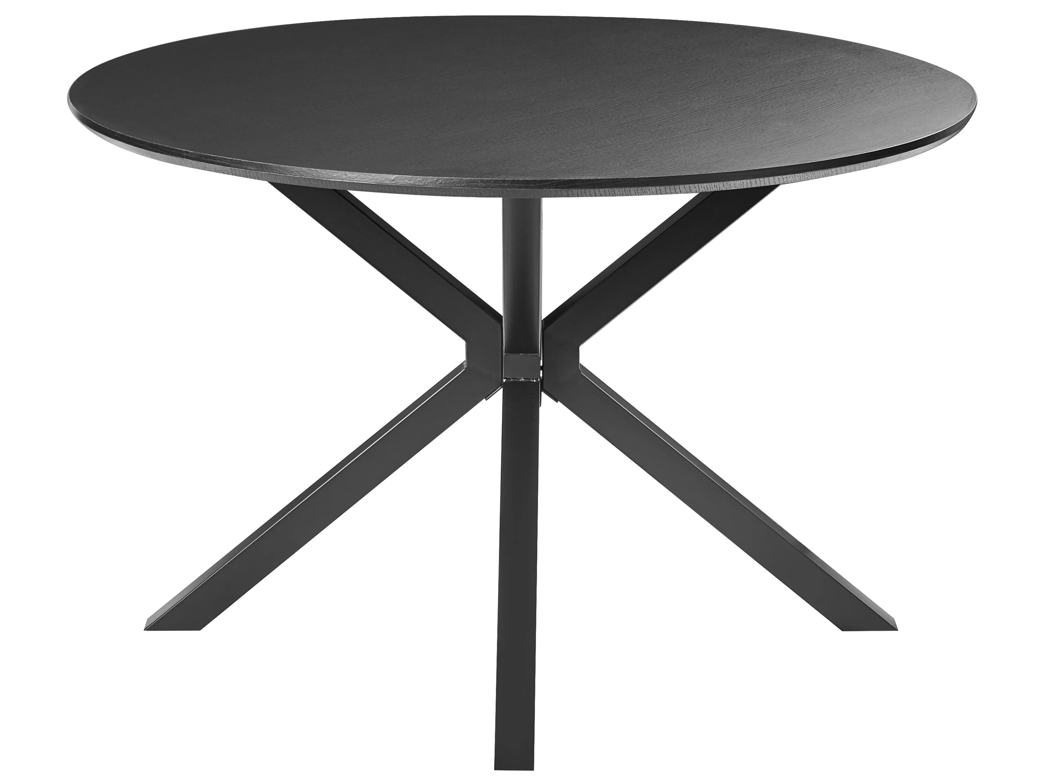 Eettafel FITZROY Zwart 120 cm 120 cm
