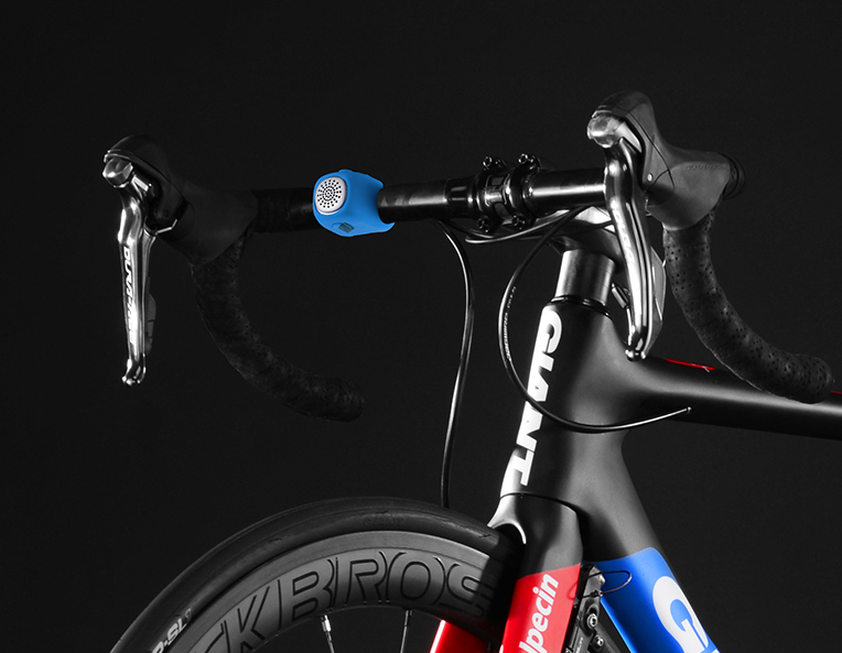 Universal Velo Glocke Elektrische Fahrrad Klingel Gravel Bike Hupe (inkl. CR2032 Batterie) - Schwarz
