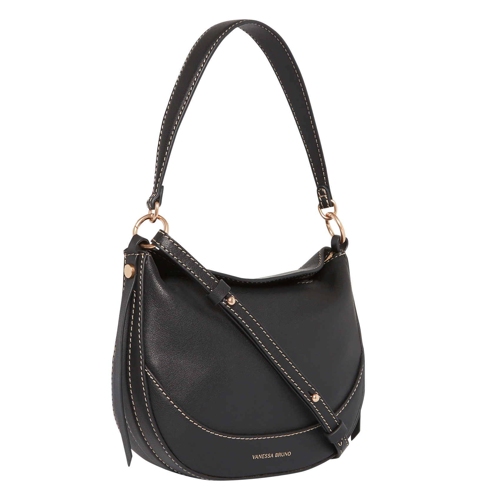 MINI DAILY - Sac épaule en cuir | Noir