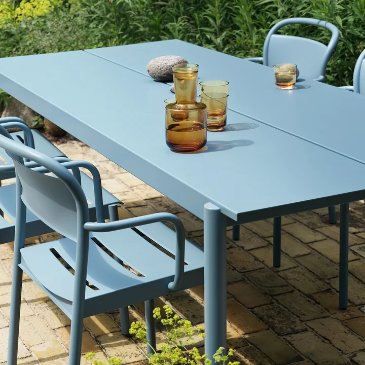 Muuto - Raise Trinkglas 20 cl, dunkelblau (2er-Set)