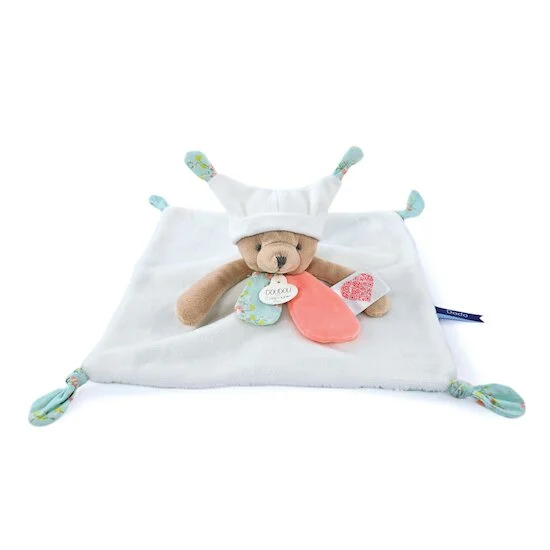 Doudou Plat Ours 3 Histoires   Blanc        25 cm   de               Doudou et Compagnie