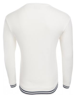Sweatshirt LeBram Ecusson Marshmallow / Blanc
