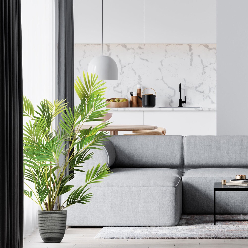 Kunstpflanze ARECA I Kunststoff, Stoff hjh OFFICE