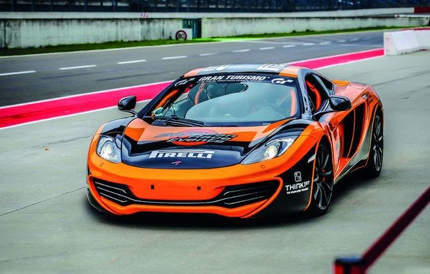 Renntaxi McLaren MP4-12C fahren auf dem Lausitzring als Geschenk