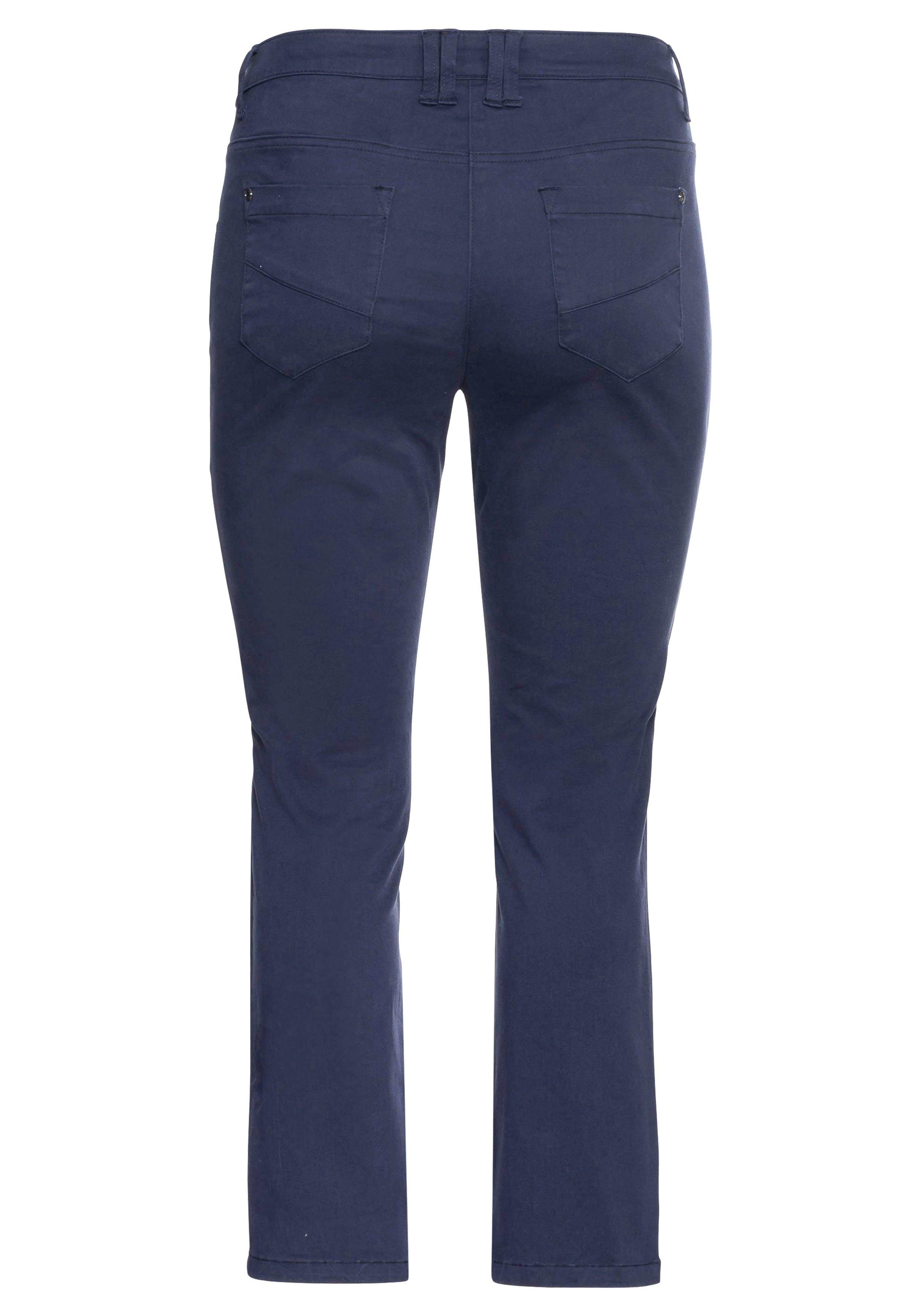 Gerade Twill-Hose in extrakurzer Petite-Länge