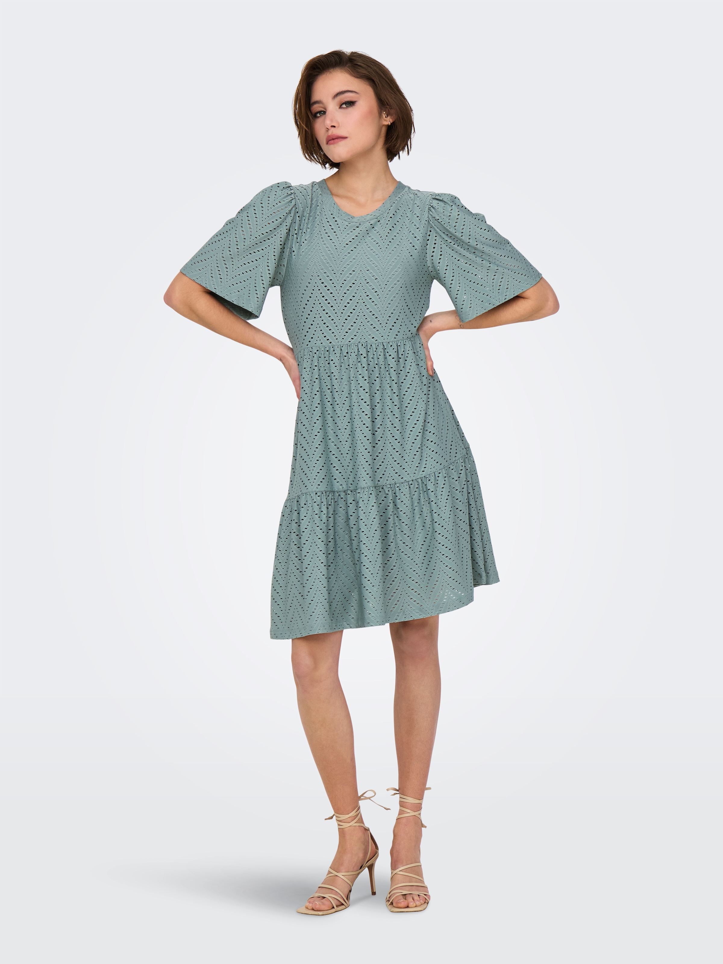 JDY Minikleid »JDYCARLA CATHINKA S/S DRESS JRS NOOS« Sommerkleid