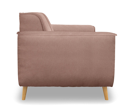 DOMO collection 2,5-Sitzer »Jules«, Flamingo