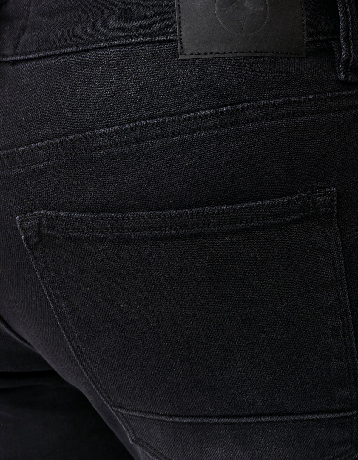 Slim Straight Fit Jeans Donkergrijs L32