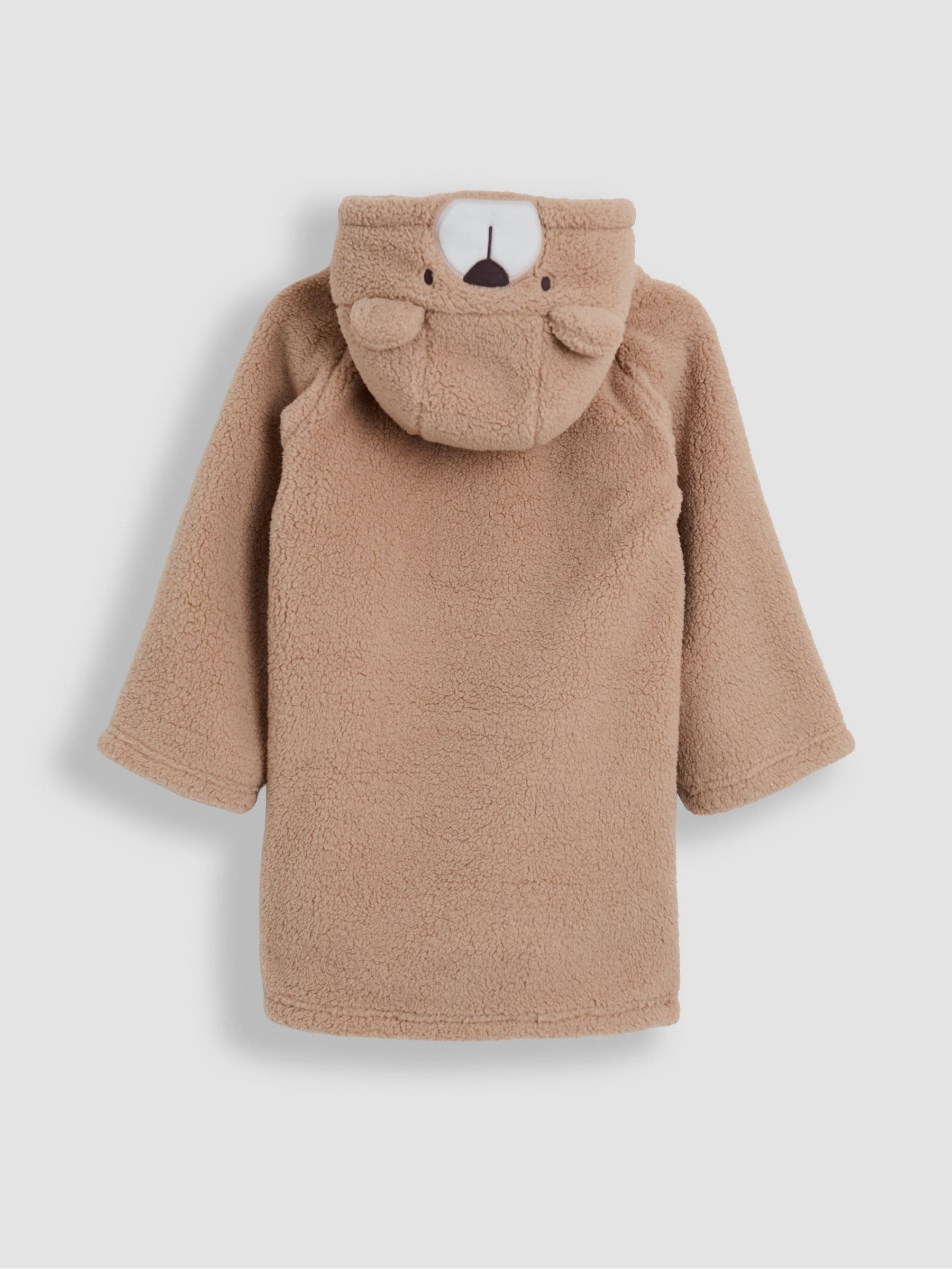 Naturel met beer - JoJo Maman Bébé Cosy Hooded Blanket