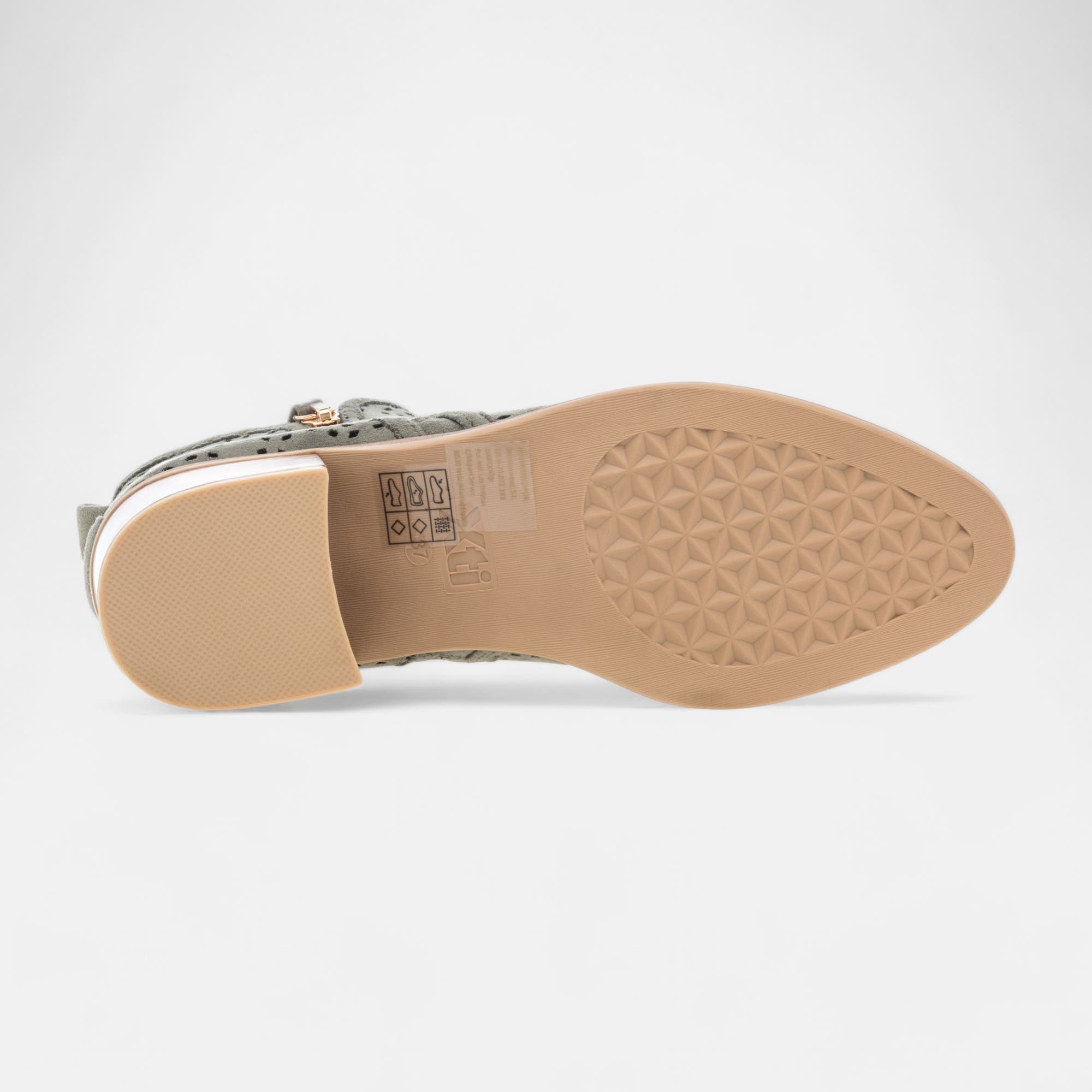 Bottines à talon Femme kaki