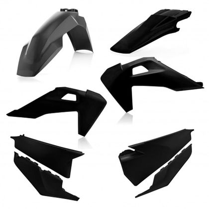 Kit plastiques Acerbis COULEUR NOIR - Noir