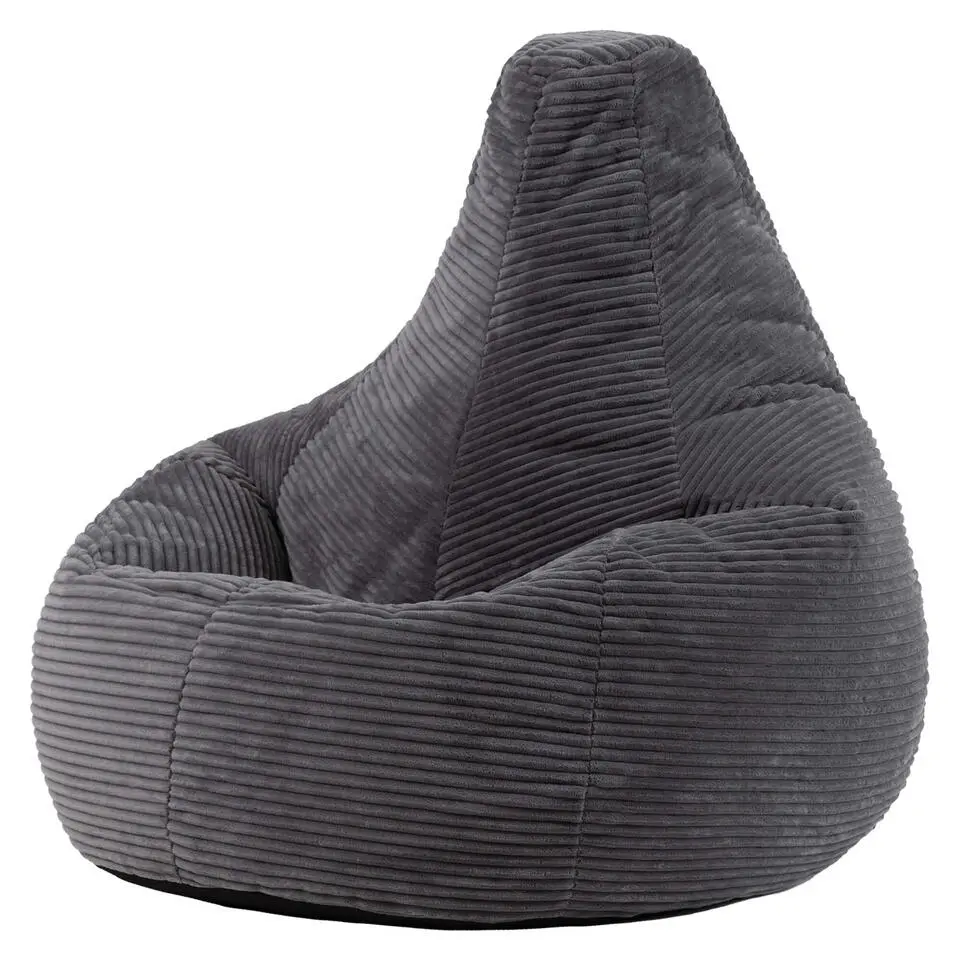 icon Zitzak Dalton - Corduroy Zitzak Volwassenen - Houtskool