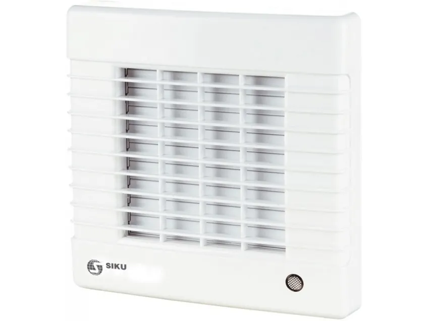 Siku 125 AZTL, Væg, Badeværelse, Køkken, Restaurant, Toilet, Hvid, Plast, IP24, 185 m³/t