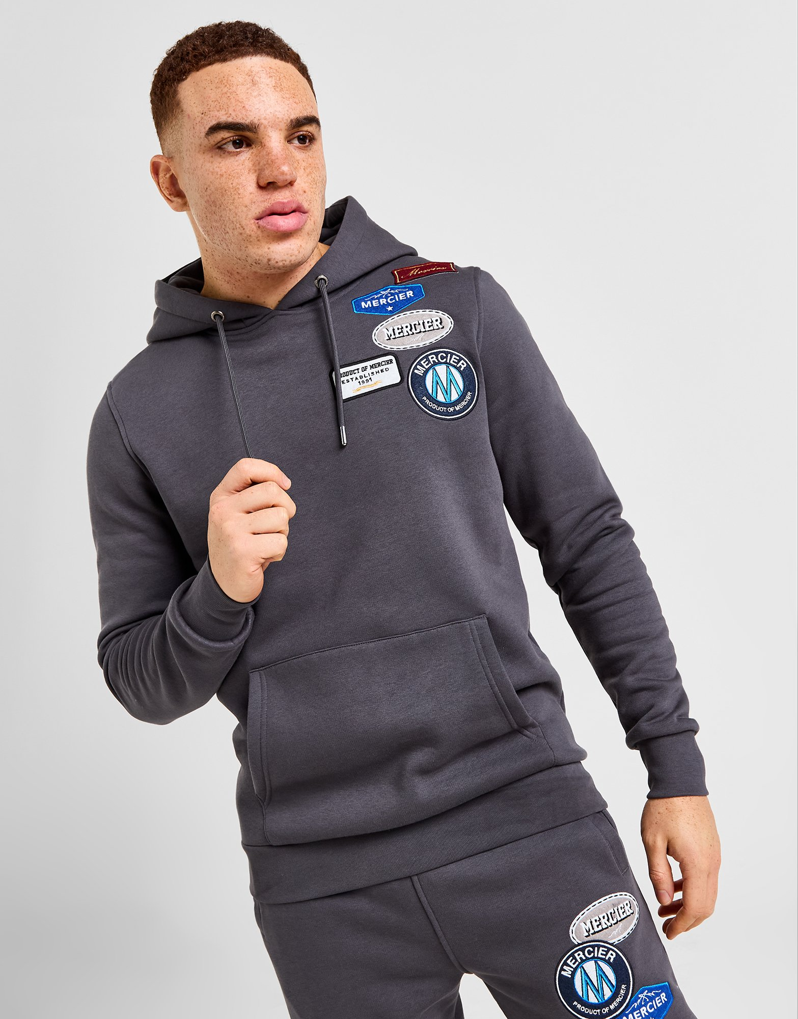 MERCIER Sweat à capuche Original Badge Homme